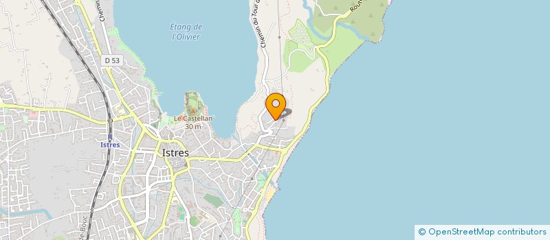 localisation de l'entreprise BELLEVUE DE L'AUPIERE  ISTRES