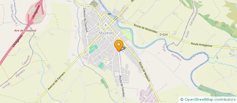localisation de l'entreprise BELLEVUE-GEROUIT à MAZERES