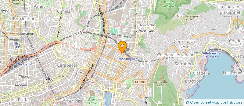 localisation de l'entreprise BELLEVUE GESTION  NICE