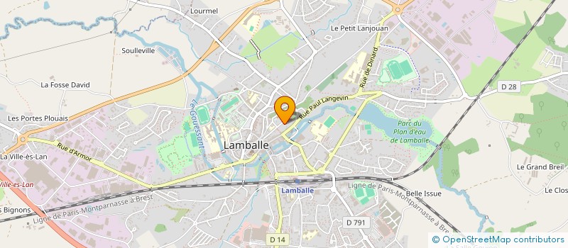 localisation de l'entreprise BELLEVUE-GUINEFORT  LAMBALLE-ARMOR