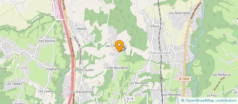 localisation de l'entreprise BELLEVUE MENUISERIE à FILLIERE