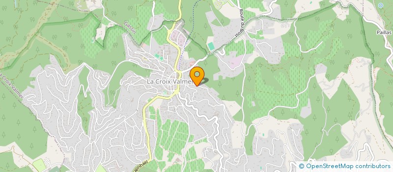 localisation de l'entreprise BELLEVUE PAILLON  LA CROIX-VALMER