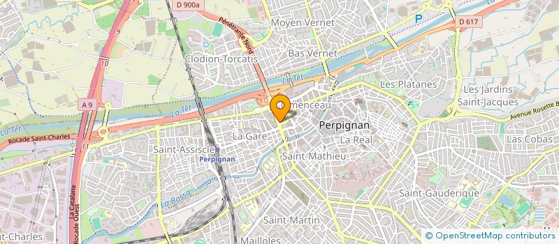 localisation de l'entreprise BELLEVUE SCI  PERPIGNAN