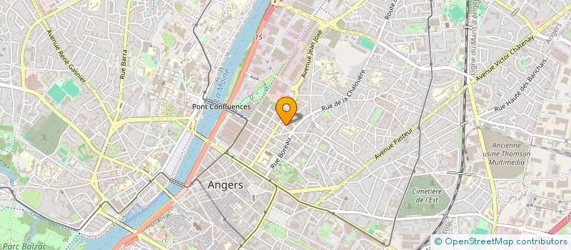 localisation de l'entreprise BELLEW à ANGERS