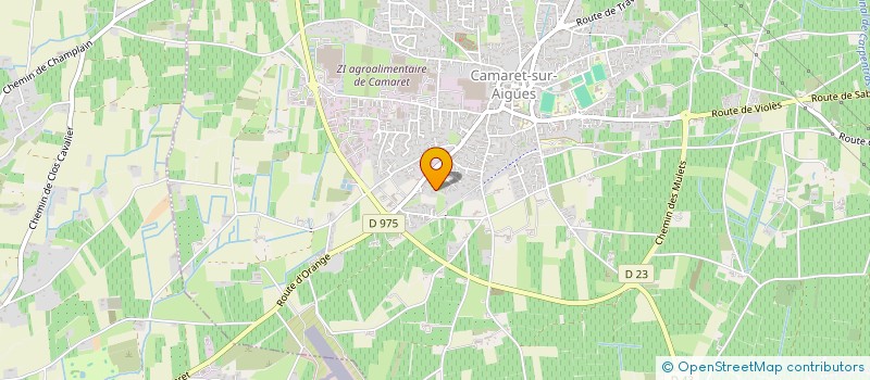 localisation de l'entreprise BELLHARRA  CAMARET-SUR-AIGUES