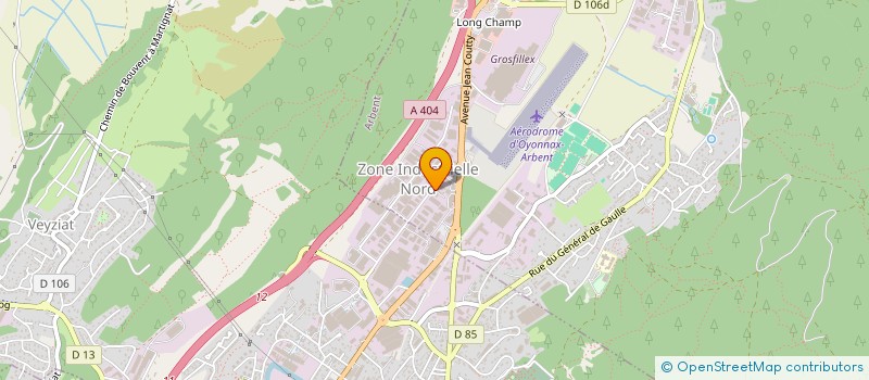 localisation de l'entreprise BELLI CARRELAGE à ARBENT