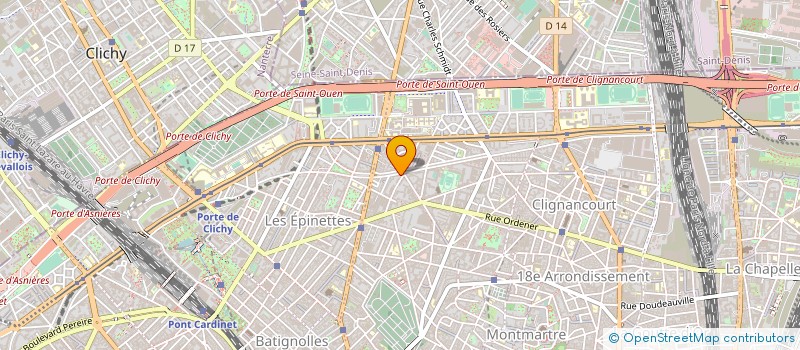 localisation de l'entreprise BELLIARD  PARIS