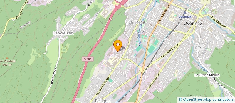 localisation de l'entreprise BELLIASSOC à BELLIGNAT