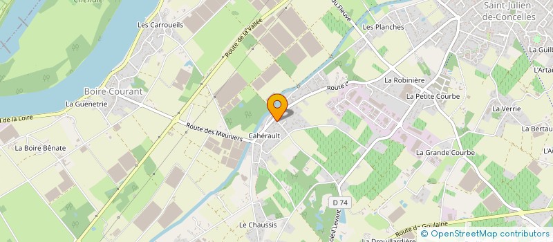 localisation de l'entreprise BELLIBEDET  SAINT-JULIEN-DE-CONCELLES