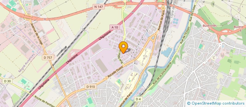 localisation de l'entreprise BELLICAULT MAINTENANCE MATERIEL  POITIERS