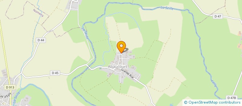 localisation de l'entreprise BELLICINI SARL à ABAUCOURT