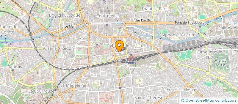 localisation de l'entreprise BELLICOM à RENNES