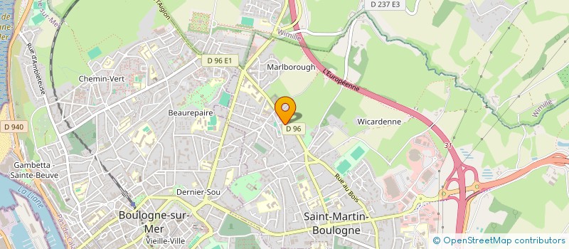 localisation de l'entreprise BELLIDEE à SAINT-MARTIN-BOULOGNE