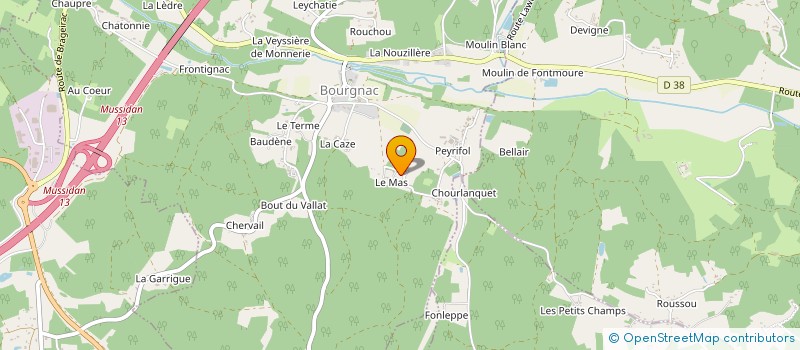 localisation de l'entreprise BELLIFESTIV'  BEAUPOUYET