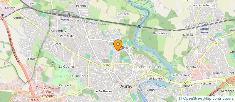 localisation de l'entreprise BELLIFONTAINS PETANQUE PLOEMEL  PLOEMEL