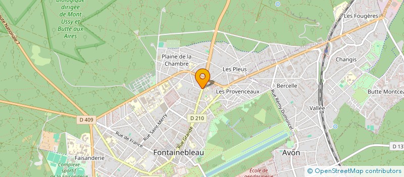 localisation de l'entreprise BELLIFONTIANE DE VENTES A EMPORTER BVE à FONTAINEBLEAU
