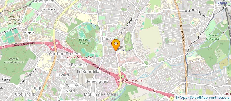 localisation de l'entreprise BELLIGNAT  TALENCE