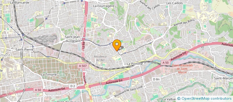 localisation de l'entreprise BELLIL à MARSEILLE