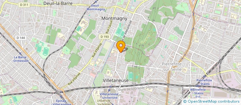 localisation de l'entreprise BELLILAS à VILLETANEUSE