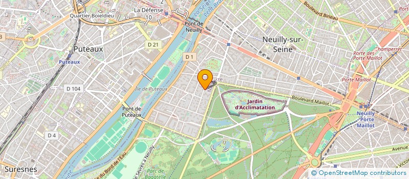 localisation de l'entreprise BELLILOTE à NEUILLY-SUR-SEINE