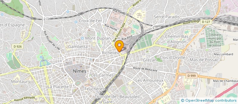 localisation de l'entreprise BELLIN-HOUSSIN RESTAURATION  NIMES