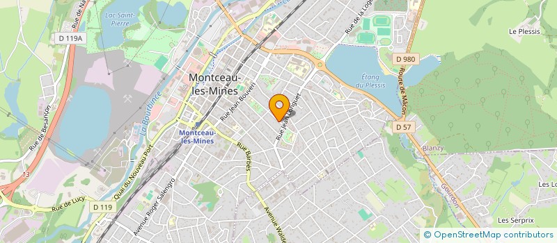 localisation de l'entreprise BELLINA à MONTCEAU-LES-MINES