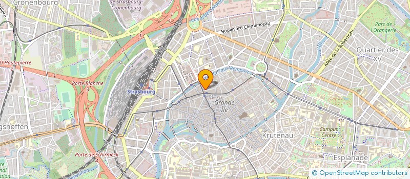localisation de l'entreprise BELLINI à STRASBOURG