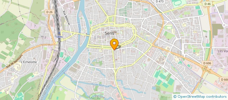 localisation de l'entreprise BELLINI  SENS