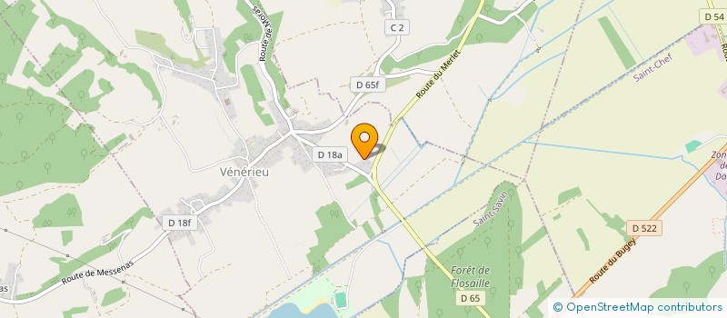 localisation de l'entreprise BELLISSI'MAG  VENERIEU