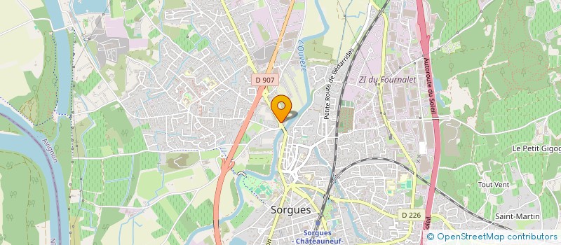 localisation de l'entreprise BELLISSIMA  SORGUES