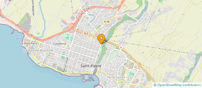 localisation de l'entreprise BELLISSIMA à SAINT-PIERRE