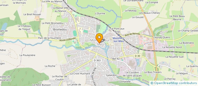 localisation de l'entreprise BELLISSIMA  MONTFORT-SUR-MEU