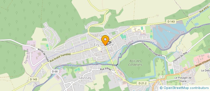 localisation de l'entreprise BELLISSIMA  EZY-SUR-EURE