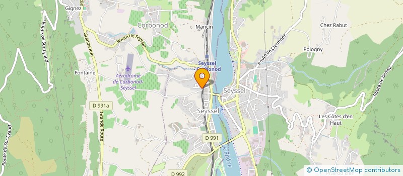 localisation de l'entreprise BELLISSIMO  SEYSSEL