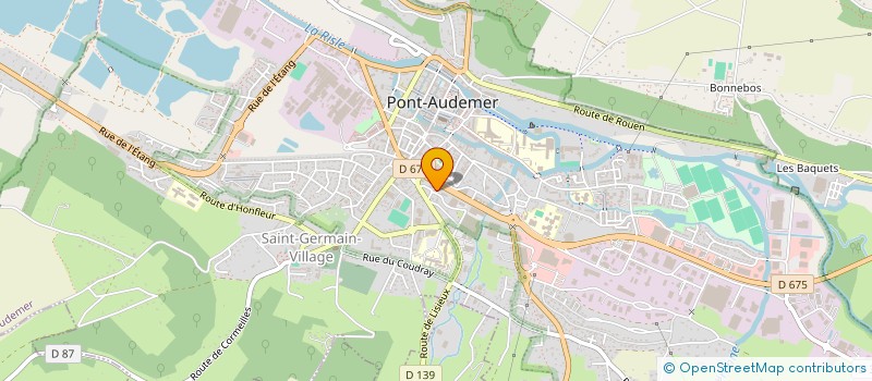 localisation de l'entreprise BELLIXIA à PONT-AUDEMER