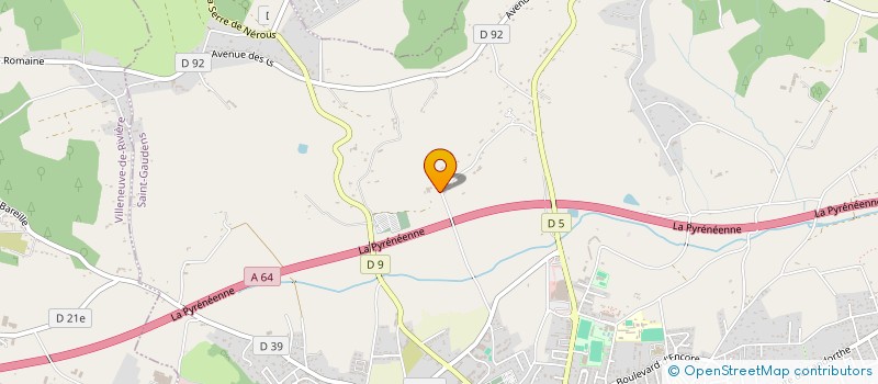 localisation de l'entreprise BELLIZA  SAINT-GAUDENS