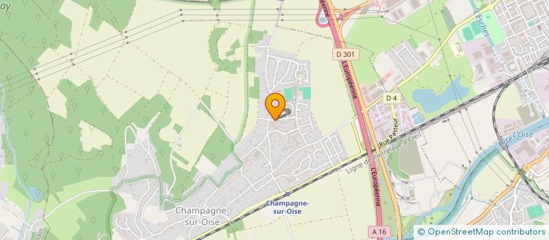 localisation de l'entreprise BELLMANE SERVICE TRANSPORT  CHAMPAGNE-SUR-OISE