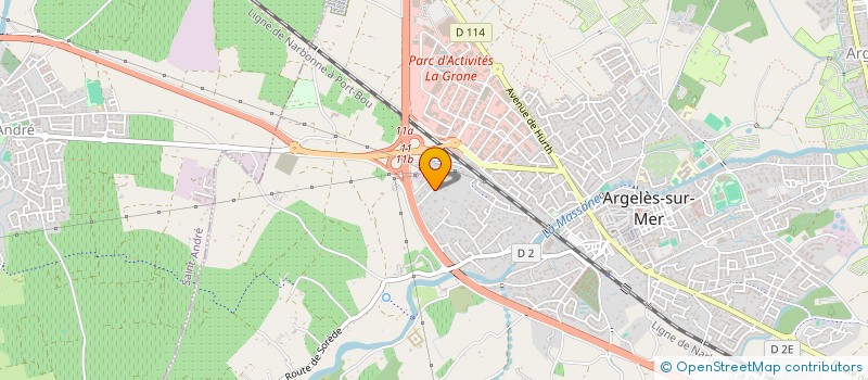 localisation de l'entreprise BELLMAS PERE ET FILS S A R L à ARGELES-SUR-MER