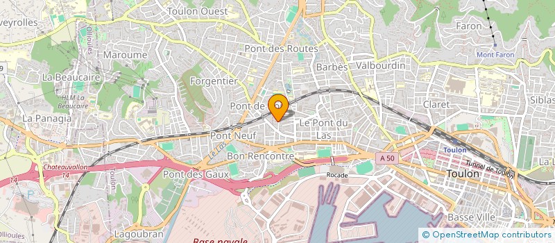 localisation de l'entreprise BELLO à TOULON