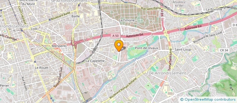 localisation de l'entreprise BELLO DEVELOPPEMENT  MARSEILLE