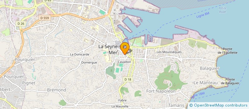 localisation de l'entreprise BELLO DORSO à LA SEYNE-SUR-MER