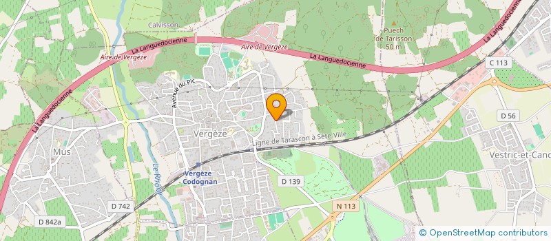 localisation de l'entreprise BELLOC PERE-FILS ET GIRARD  VERGEZE