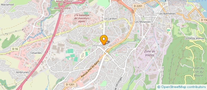 localisation de l'entreprise BELLOCCIO  ANNECY