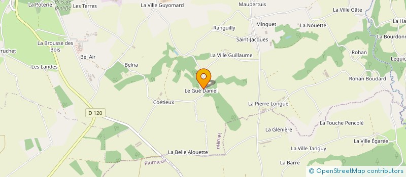 localisation de l'entreprise BELLOEIL  PLEMET