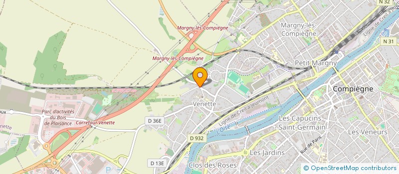 localisation de l'entreprise BELLOISE  VENETTE