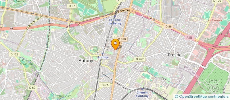 localisation de l'entreprise BELLOLO BRO à ANTONY