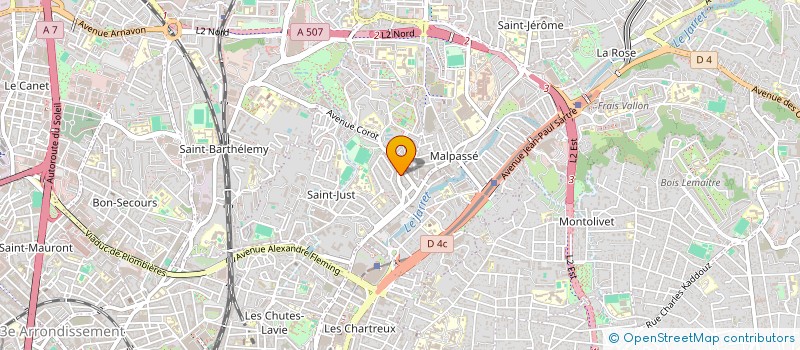 localisation de l'entreprise BELLON C ET GALLON G à MARSEILLE