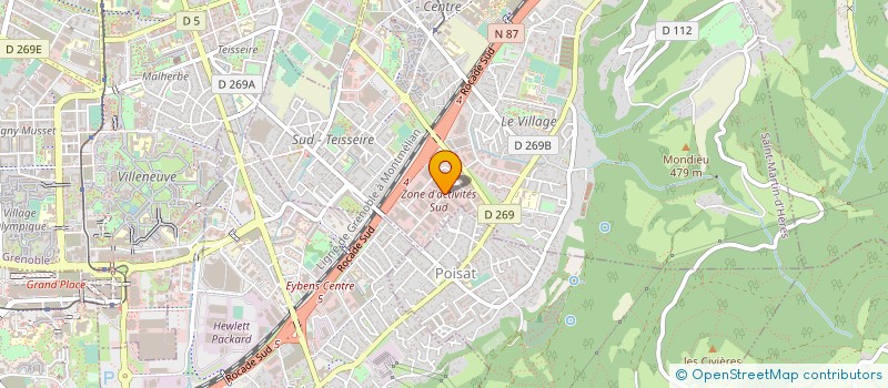 localisation de l'entreprise BELLONE ASSAINISSEMENT à SAINT-MARTIN-D'HERES