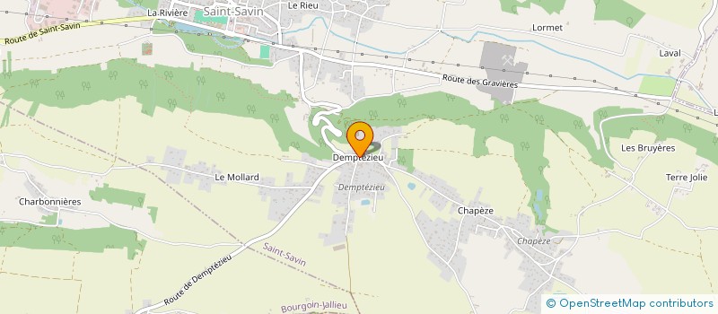 localisation de l'entreprise BELLONETTI  SAINT-SAVIN