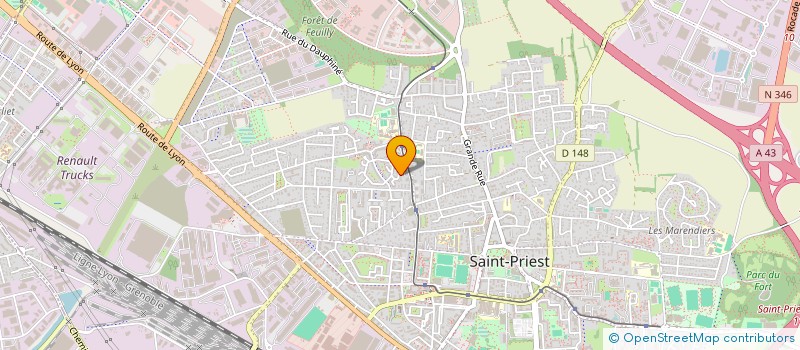 localisation de l'entreprise BELLOSA  SAINT-PRIEST